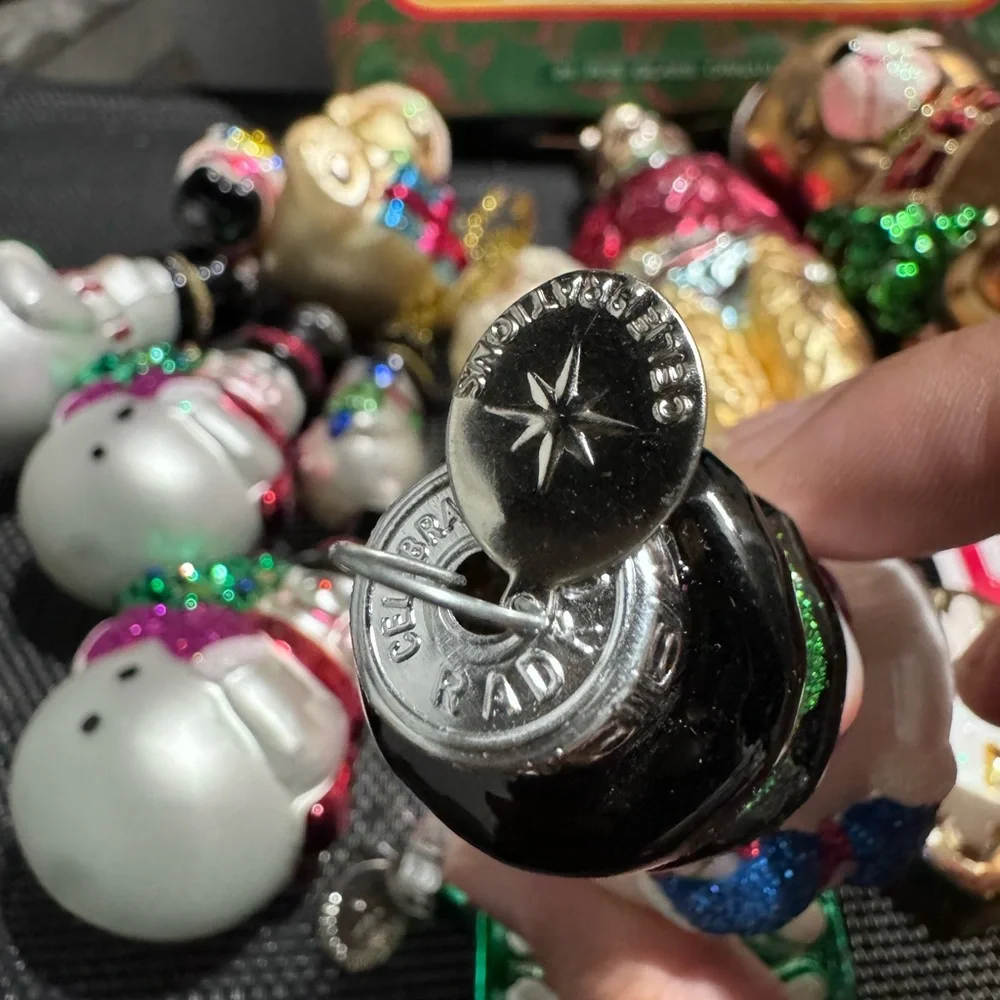 Radko Adler Dept 56 Christmas Snowman‎ Santa Mercury Glass Cowboy Slots Teddy